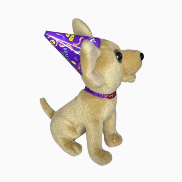 Vintage Taco Bell Happy New Year 2000 Chihuahua Plush Toy Dog Doesn't Talk - Picture 4 of 6